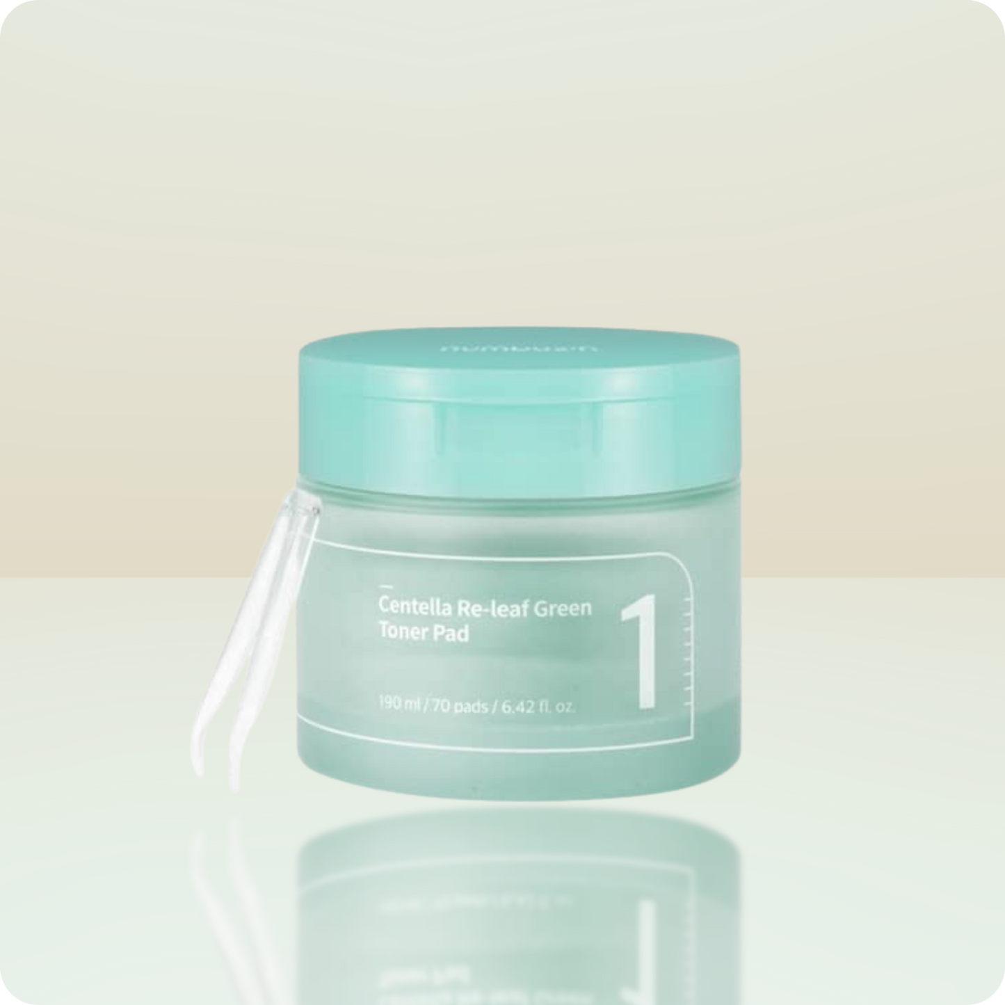 Numbuzin No.1 Centella Re-Leaf Green Toner Pad (70 Pieces) 190ml