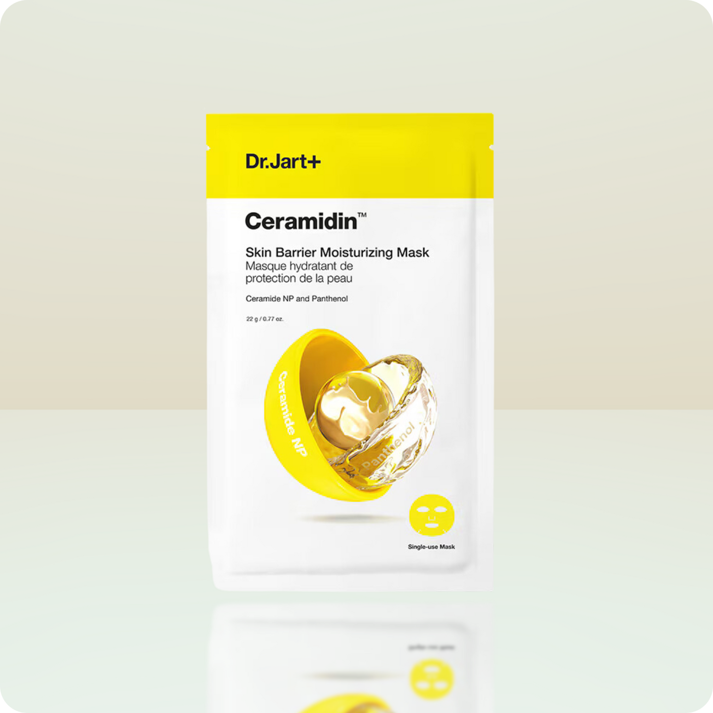 Dr.Jart+ Ceramidin Skin Barrier Moisturizing Mask 22g (5 Pack)